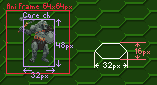 Sprite frame diagram